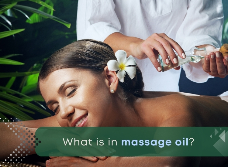 What is in massage oil?